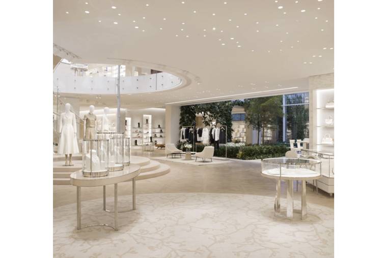 Le 30 Montaigne: nouveau temple du luxe de Dior (Crédit photo : capture site internet Dior.com)