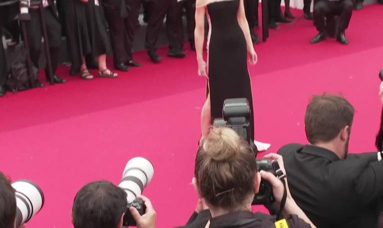 Cannes: Cate Blanchett dans une robe aux couleurs du drapeau palestinien