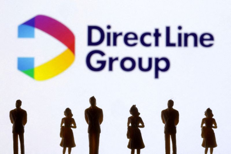 FILE PHOTO: FILE PHOTO: Illustration shows Direct Line Group logo