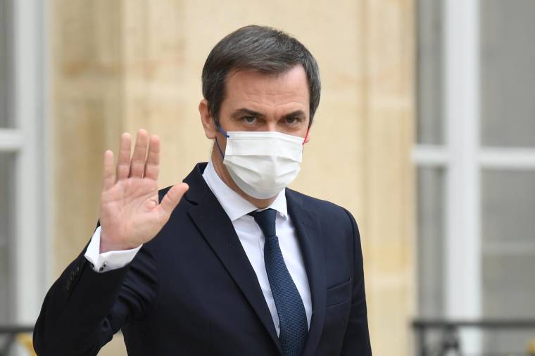 Olivier Véran, le 12 janvier 2022, à Paris ( AFP / Bertrand GUAY )