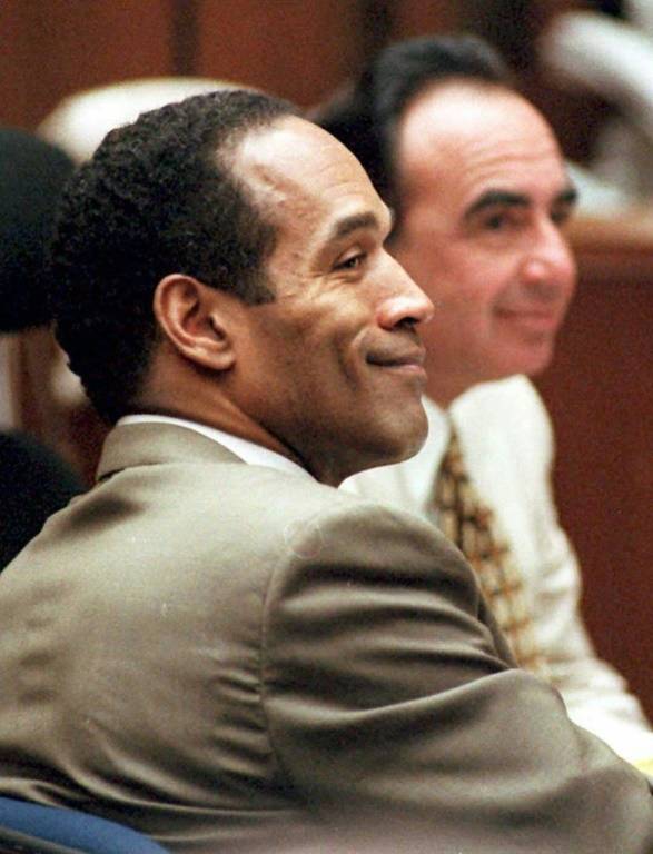 O. J. Simpson, le 3 avril 2002 lors de son procès à Los Angeles ( AFP / Johm McCOY )
