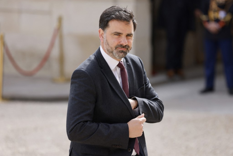 Laurent Saint-Martin à Paris, le 7 mai 2022. ( AFP / LUDOVIC MARIN )