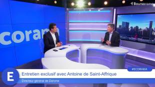 Antoine de Saint-Affrique (DG de Danone) : "Le regard des investisseurs est en train de changer sur Danone !"