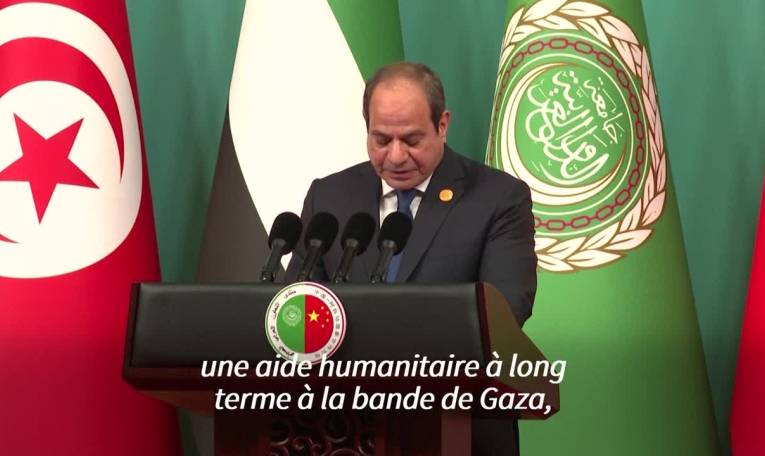 Le président égyptien Sissi appelle à empêcher tout déplacement de Gazaouis "par la force"