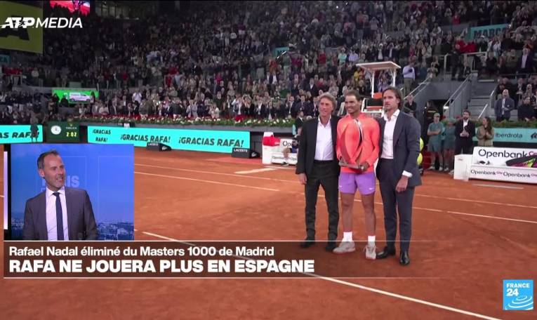 Tennis : battu en huitième de finale, Rafael Nadal dit adieu à Madrid