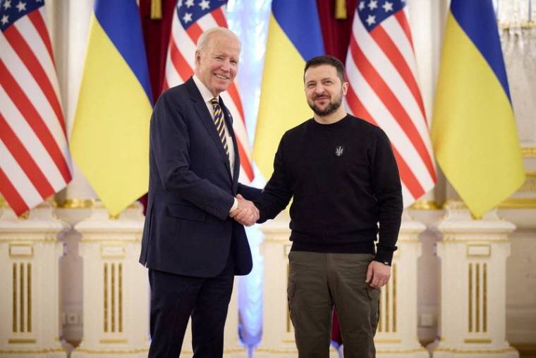 Visite du président américain Biden à Kyiv