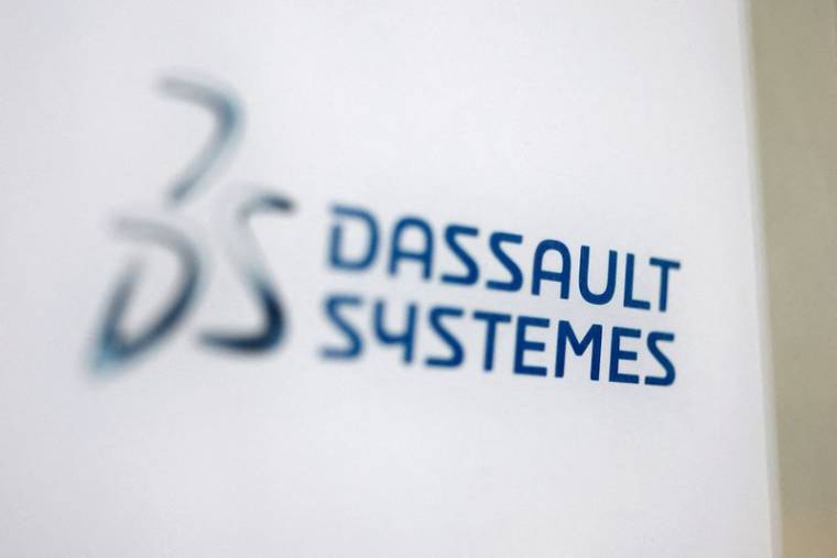 Photo d'archives: Le logo de Dassault Systèmes