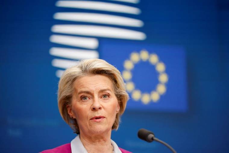 Photo de la présidente de la Commission européenne, Ursula von der Leyen