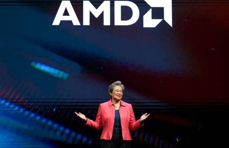 La directrice générale d'AMD Lisa Su, au salon Computex à Taipeh le 3 juin 2024.  ( AFP / I-HWA CHENG )