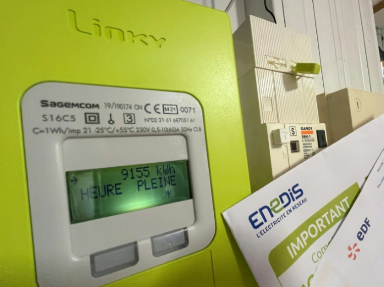 Après deux ans de hausses successives, une baisse moyenne de 15% des prix de l'électricité entre en vigueur ce samedi pour plus de 24 millions d'abonnés au tarif réglementé ( AFP / DENIS CHARLET )