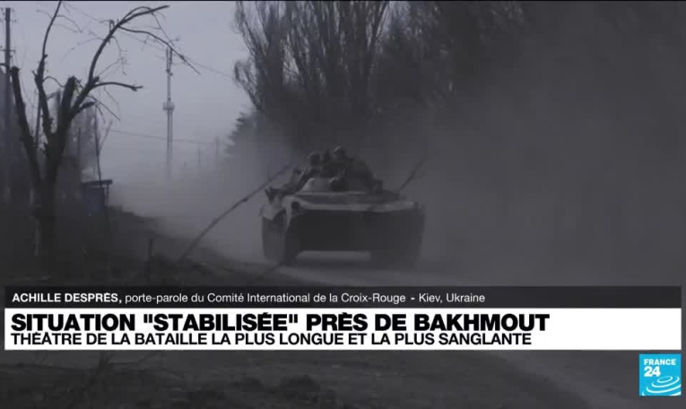 Bakhmout en Ukraine : "il faut respecter le droit international humanitaire"