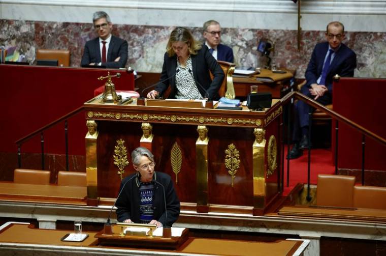 Le Premier ministre français Elisabeth Borne à l'Assemblée nationale à Paris