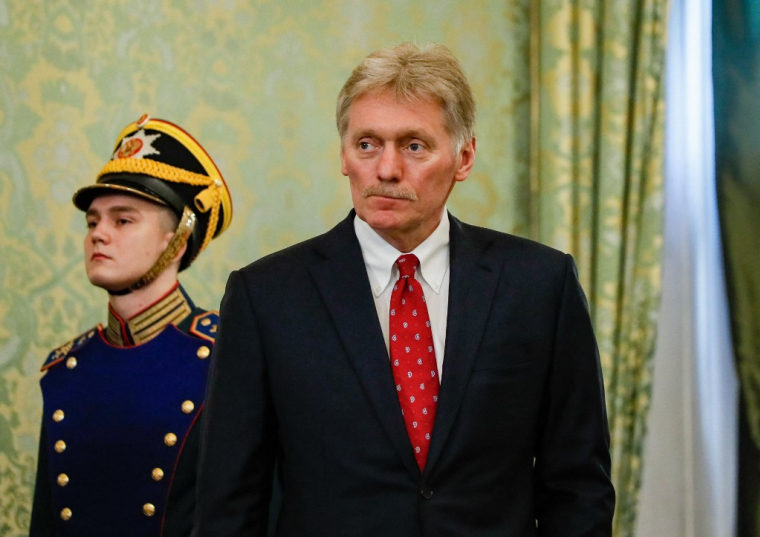 Dmitri Peskov à Moscou, Russie, le 23 mai 2024. (PISCINE/YURI KOCHETKOV)