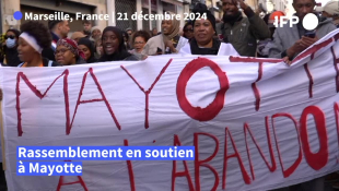 À Marseille, une manifestation pour "Mayotte à l'abandon"