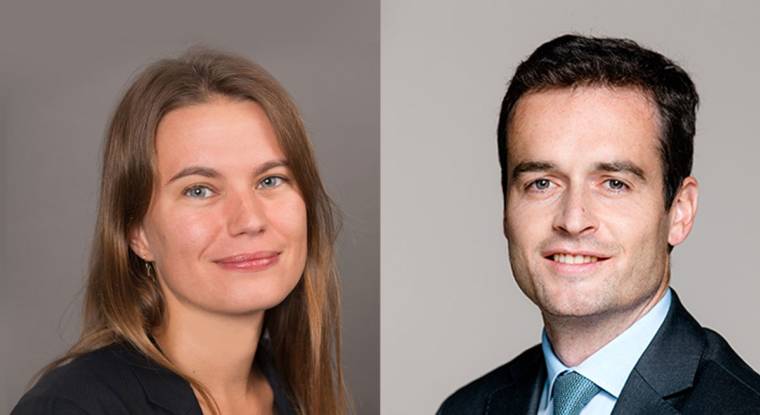 Joyce Stevenson et Augustin Vincent, experts ESG de Mandarine Gestion. (© DR)