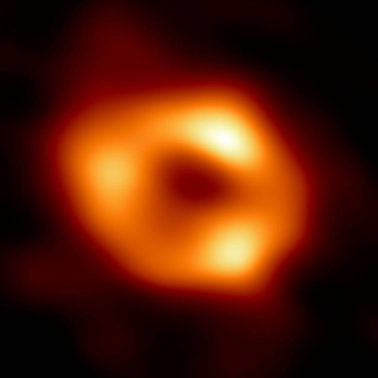 First image of the supermassive black hole in the center of our galaxy, Sagittarius A *, delivered on 12 May 2022 by the European Southern Observatory (ESO) (European Southern Observatory / Handout)