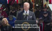 D-Day: Biden rend hommage aux "héros" du Débarquement