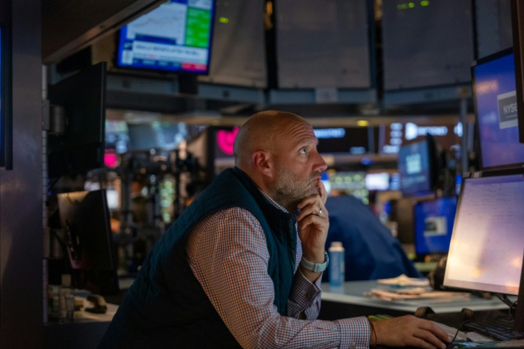 Un opérateur du New York Stock Exchange ( GETTY IMAGES NORTH AMERICA / SPENCER PLATT )