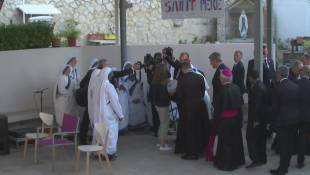 Marseille : le pape rencontre des personnes en précarité à l'archevêché