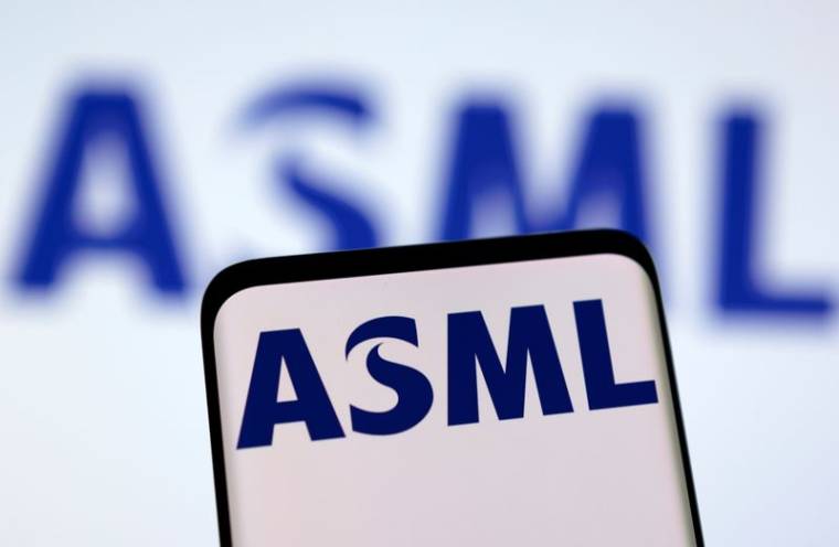 Illustration du logo d'ASML