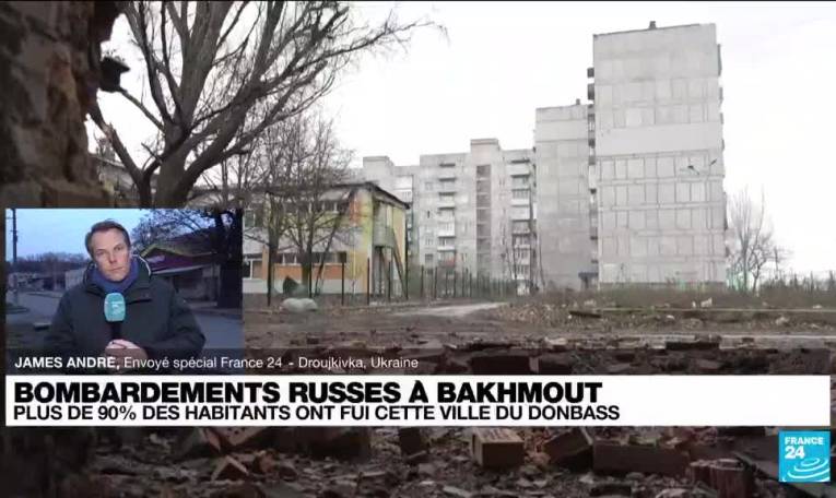 Ukraine : plus de 90 % des habitants ont fuit Bakhmout
