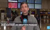 Des milliers de vols annulés en France en raison d'une grève des contrôleurs aériens