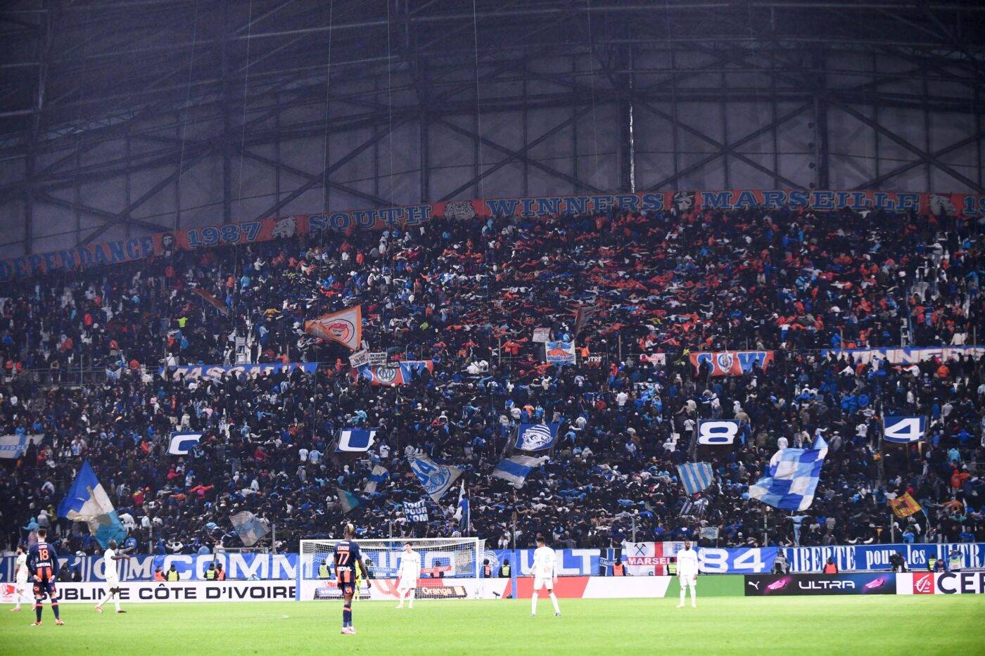Le tifo provocateur des supporters de Marseille