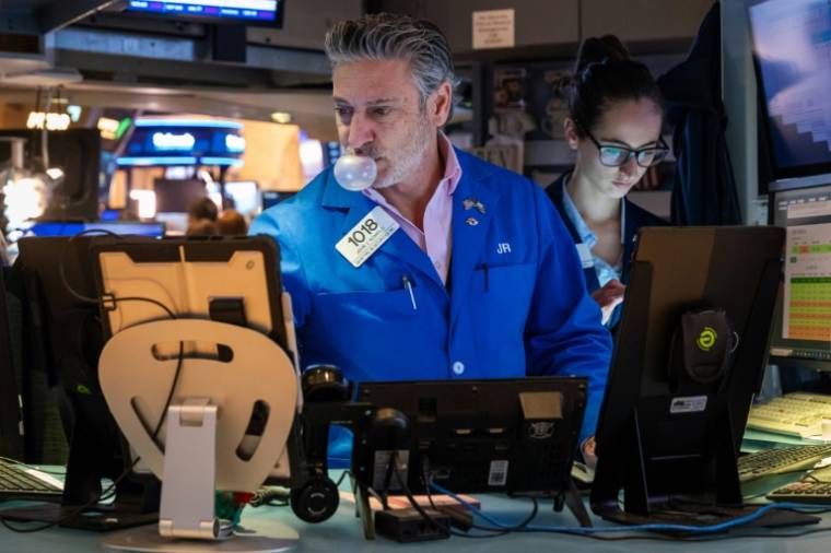 Un opérateur du New York Stock Exchange ( GETTY IMAGES NORTH AMERICA / SPENCER PLATT )