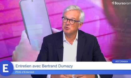 Bertrand Dumazy (PDG d'Edenred) : "Cette hypothèque sur notre cours de Bourse va se lever très rapidement !"