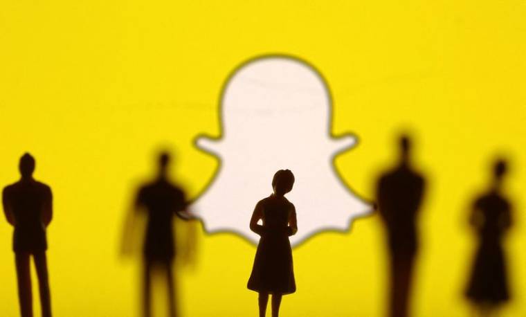 Une illustration du logo Snapchat