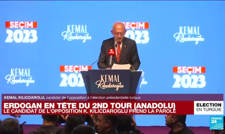 REPLAY - Kemal Kiliçdaroglu s'exprime à l'issue du second tour de la présidentielle en Turquie