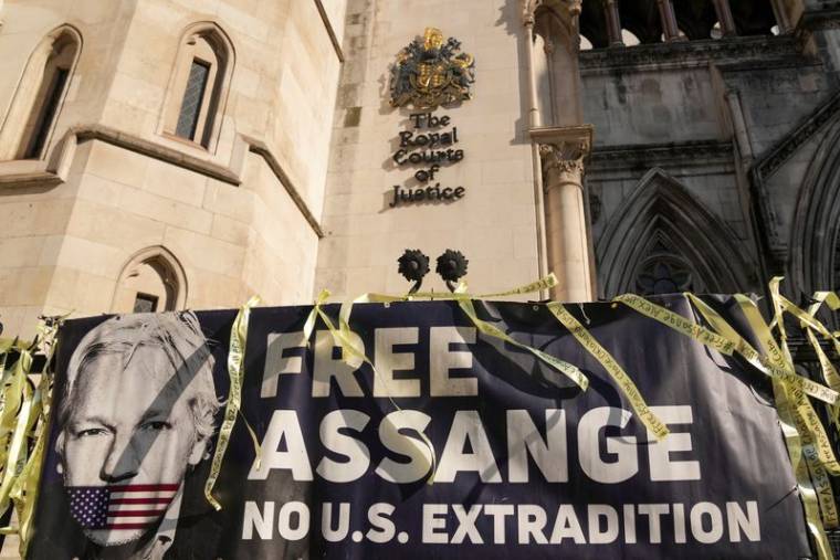 Audience d'extradition du fondateur de WikiLeaks, Julian Assange, à Londres