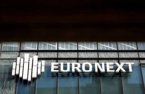 La bourse Euronext dans le quartier d'affaires de La Défense à Paris, en France