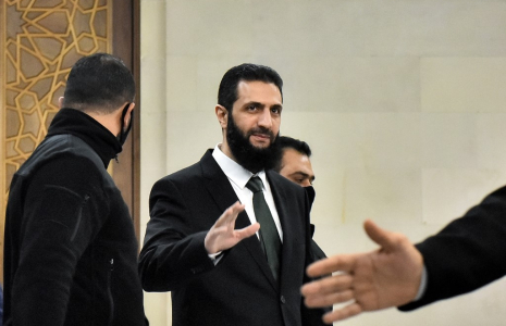 Ahmad al-Chareh à Dams, en syrie, le 22 décembre 2024. ( AFP / - )