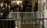 Etats-Unis: Trump s'en prend à Biden à son arrivée au tribunal de New York