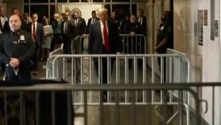 USA: Trump s'en prend à Biden à son arrivée au tribunal de New York