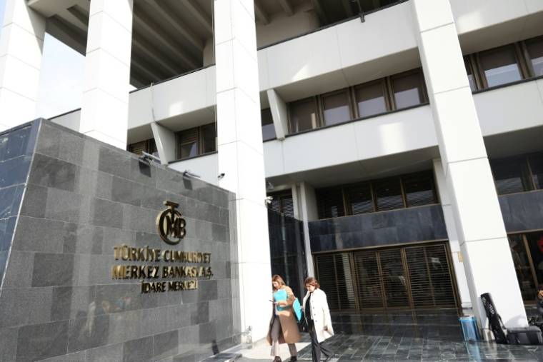 La Banque centrale de Turquie, à Ankara le 8 février 2024 ( AFP / ADEM ALTAN )