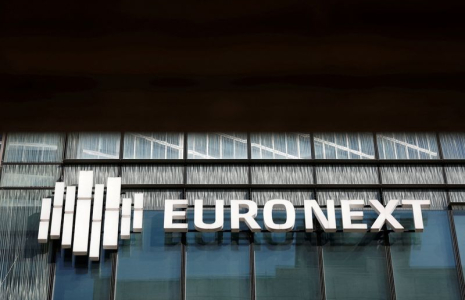 La bourse Euronext à Paris, France