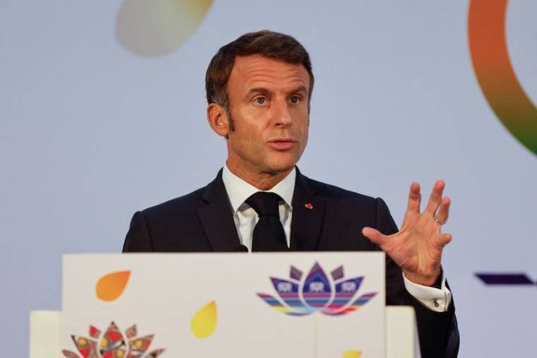 Emmanuel Macron lors du sommet du G20