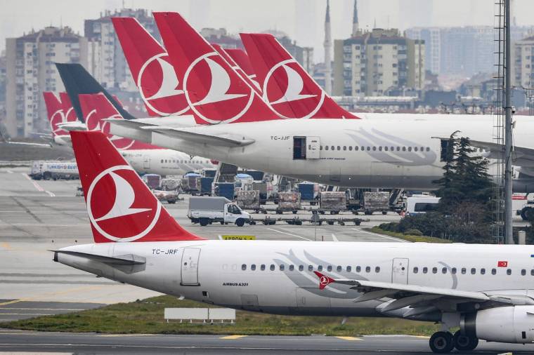 Turkish Airlines se développe notamment vers l'Afrique et l'Asie (illustration) ( AFP / OZAN KOSE )