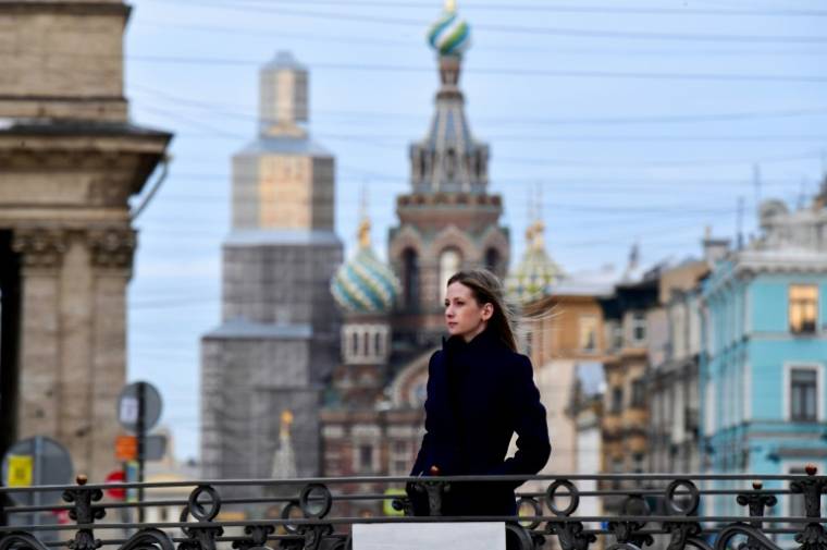 Lioudmila a créé un service de soutien psychologique pour aider les veuves de militaires russes tombés en Ukraine à surmonter leur perte, ici à Saint-Pétersbourg le 29 janvier 2024 ( AFP / - )