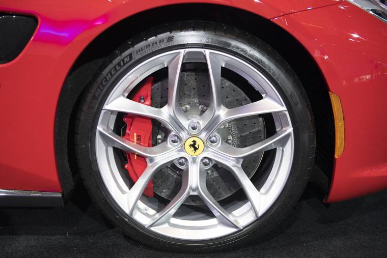 Les ventes ont été tirées l'an dernier par la Ferrari Portofino M et les modèles de la famille SF90 ( AFP / JIM WATSON )