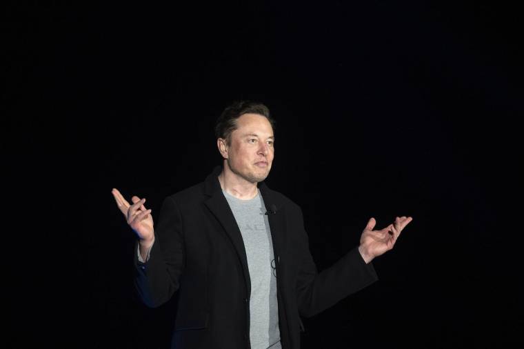 Elon Musk, le 10 février 2022, au Texas  ( AFP / JIM WATSON )