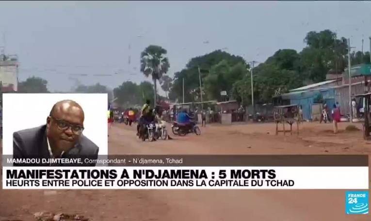 Tchad: une "trentaine" de morts dans des manifestations à N'Djamena