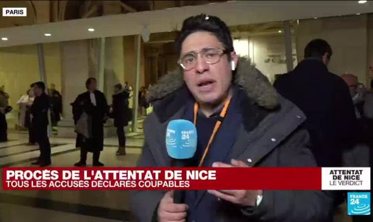 "Je suis satisfait du procès", un proche d'une victime réagit après le verdict du procès de l'attentat de Nice