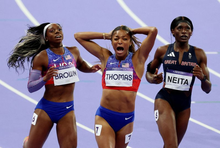 Athlétisme - Finale du 200 m féminin