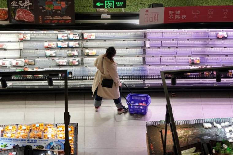Un supermarché à Shangai