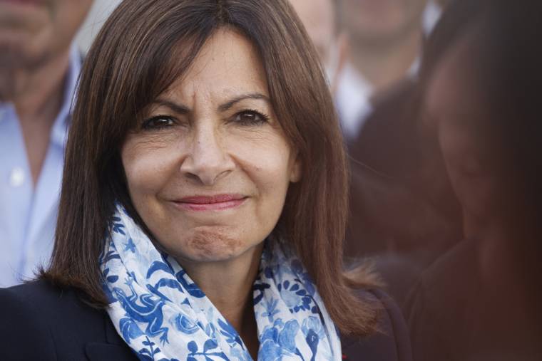 La maire PS de Paris et candidate à la présidentielle Anne Hidalgo, le 16 septembre 2021. ( POOL / LUDOVIC MARIN )