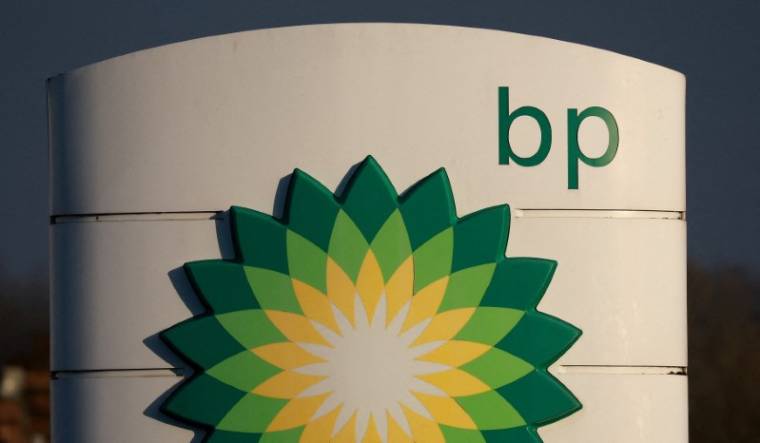 Le logo BP à l'extérieur d'une station-service à Liverpool