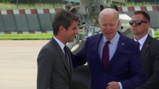 Joe Biden arrive en France pour participer aux commémorations du Débarquement
